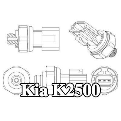 MAHLE مفتاح ضغط تكييف الهواء مع حلقة مانعة للتسرب — Kia K2500