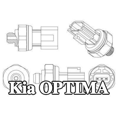 MAHLE مفتاح ضغط تكييف الهواء مع حلقة مانعة للتسرب — Kia Optima
