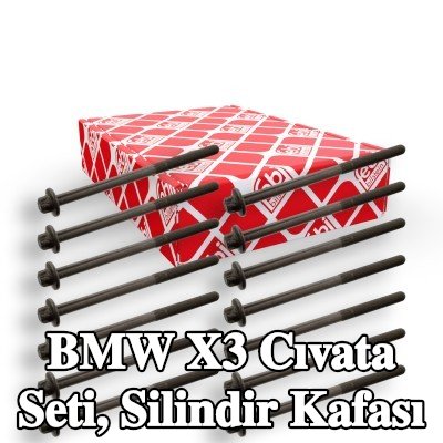 FEBI BILSTEIN Cıvata Kiti, silindir kafası 216mm — BMW X3