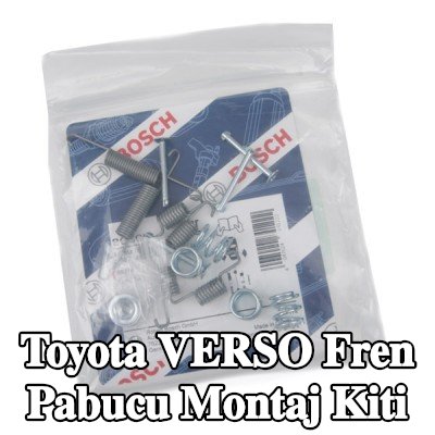 BOSCH Fren pabucu montaj kiti — Toyota Verso