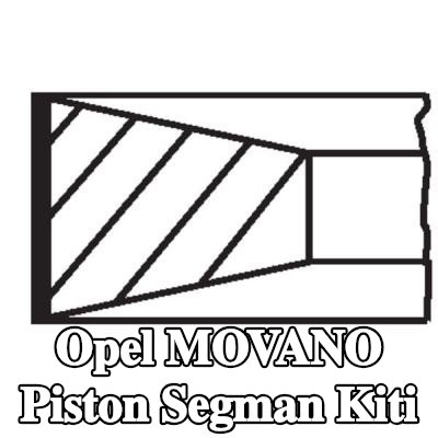 MAHLE Piston Segman Kiti — 1998 Opel Movano