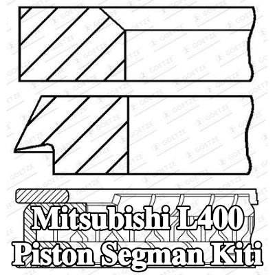 GOETZE ENGINE Piston Segman Kiti — 1994 Mitsubishi L400