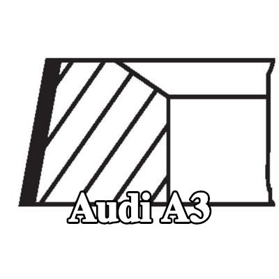 MAHLE مجموعة حلقات المكبس — Audi A3