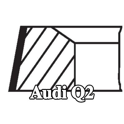 MAHLE مجموعة حلقات المكبس — Audi Q2