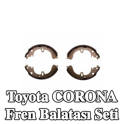 HELLA El freni kolu olmayan fren pabucu seti — 1990 Toyota Corona