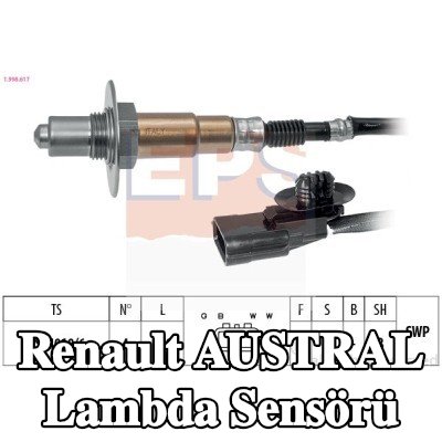 EPS Sabitleme malzemeli lambda sensörü — Renault Austral