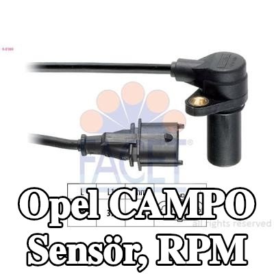 FACET Sensör, RPM İtalya'da üretilmiştir - Orijinal Ekipman Eşdeğeri — Opel Campo