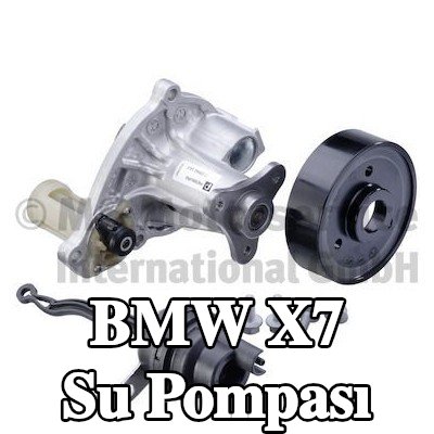 PIERBURG Su pompası değiştirilebilir su pompası, cıvata/vida ile, sabitleme/montaj malzemesi ile, contalı/sızdırmaz — BMW X7