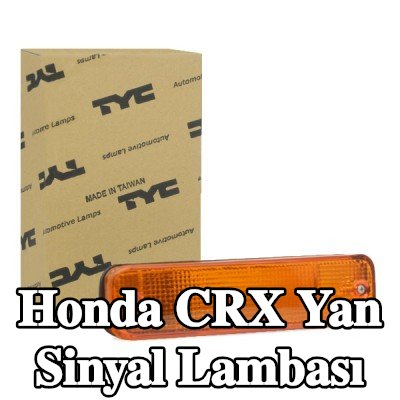 TYC Yan sinyal Sağ Ön, Turuncu, ampul tutuculu — Honda Crx