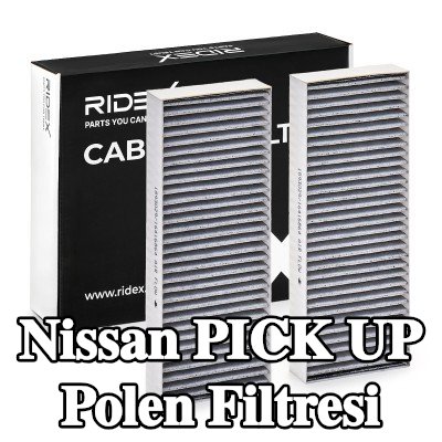 RIDEX Polen filtresi Aktif Karbon Filtresi, Partikül Filtresi — 1997 Nissan Pick Up