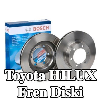 BOSCH Fren diski Dış Çap: 337, 8mm, Havalandırmalı, Yağlanmış — Toyota Hilux