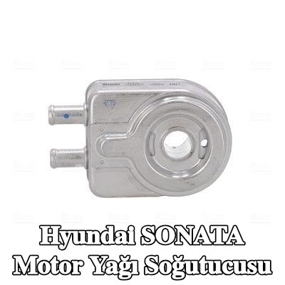 NISSENS Conta/sızdırmazlık elemanları ile motor yağı soğutucusu, yağ filtresi muhafazası olmadan, filtre olmadan — Hyundai Sonata