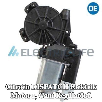 ELECTRIC LIFE Elektrik motoru, cam regülatörü Sol, 12V, elektrik motorlu — Citroën Dispatch