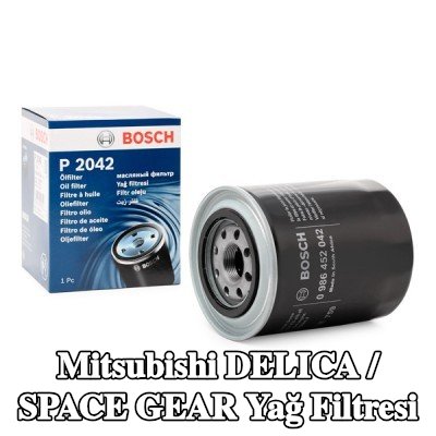 BOSCH Yağ filtresi — 2000 Mitsubishi Delica / Space Gear