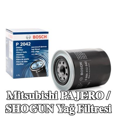 BOSCH Yağ filtresi — Mitsubishi Pajero / Shogun