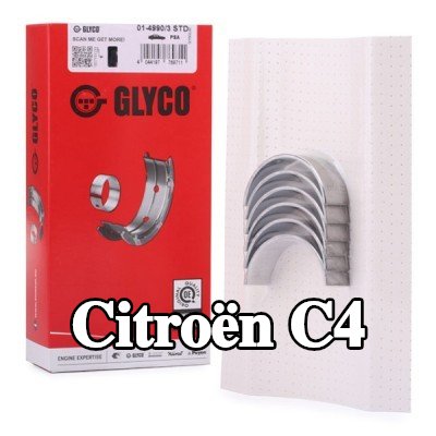 GLYCO محامل الطرف الكبير من سبائك الألومنيوم على قاعدة فولاذية — Citroën C4
