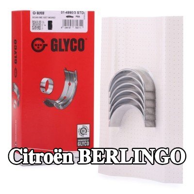 GLYCO محامل الطرف الكبير من سبائك الألومنيوم على قاعدة فولاذية — Citroën Berlingo