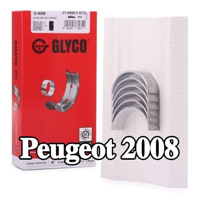 GLYCO محامل الطرف الكبير من سبائك الألومنيوم على قاعدة فولاذية — Peugeot 2008