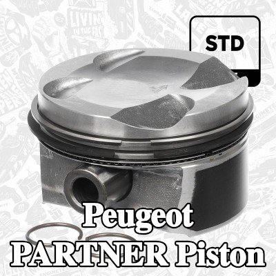 ET ENGINETEAM Piston pimli piston, piston segmanları ile — Peugeot Partner