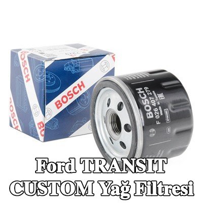 BOSCH Tek çek valflı yağ filtresi — Ford Transit Custom