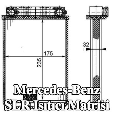 MAHLE Isıtıcı matrisi — Mercedes-Benz Slr