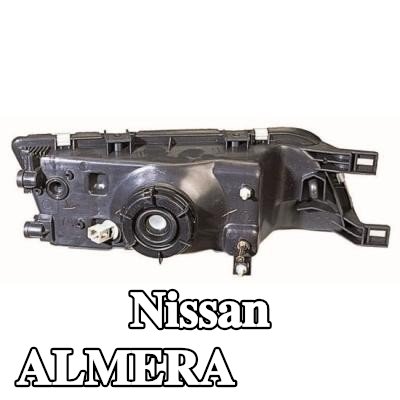 ABAKUS المصباح الأيمن, H4, بدون لمبة, بدون محرك كهربائي — 1997 Nissan Almera