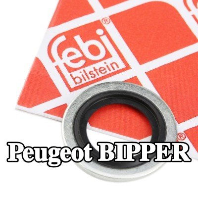 FEBI BILSTEIN حشية سدادة حوض الزيت من المطاط الصناعي, Inner Diameter: 13mm — Peugeot Bipper