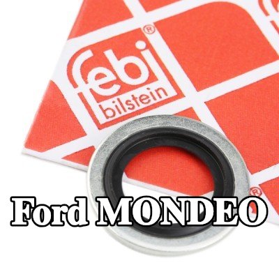 FEBI BILSTEIN حشية سدادة حوض الزيت من المطاط الصناعي, Inner Diameter: 13mm — 2000 Ford Mondeo