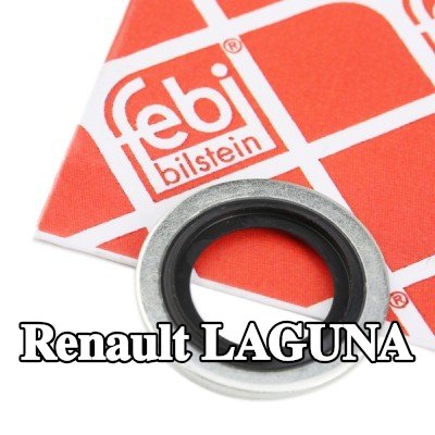 FEBI BILSTEIN حشية سدادة حوض الزيت من المطاط الصناعي, Inner Diameter: 13mm — 2002 Renault Laguna
