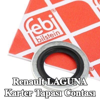 FEBI BILSTEIN Karter tapası rondelası Elastomer, Inner Diameter: 13mm — 2002 Renault Laguna