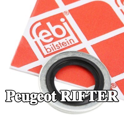 FEBI BILSTEIN حشية سدادة حوض الزيت من المطاط الصناعي, Inner Diameter: 13mm — Peugeot Rifter