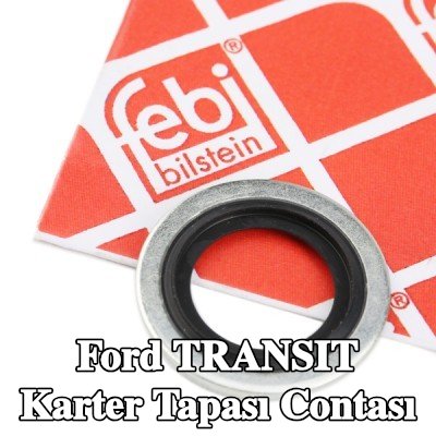 FEBI BILSTEIN Karter tapası rondelası Elastomer, Inner Diameter: 13mm — 2000 Ford Transit