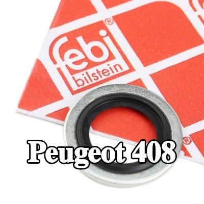 FEBI BILSTEIN حشية سدادة حوض الزيت من المطاط الصناعي, Inner Diameter: 13mm — Peugeot 408