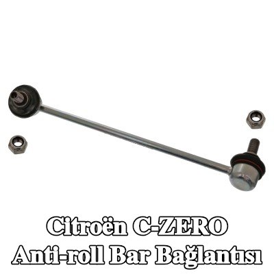 FEBI BILSTEIN Ön aks sol anti-roll bar bağlantısı, 267mm, Çelik — Citroën C-zero