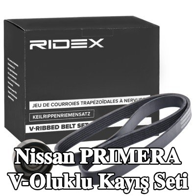 RIDEX V-Oluklu Kayış Seti — 1997 Nissan Primera