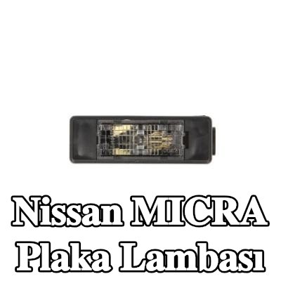 BLIC Plaka lambası Arka, ampul ile — 2004 Nissan Micra