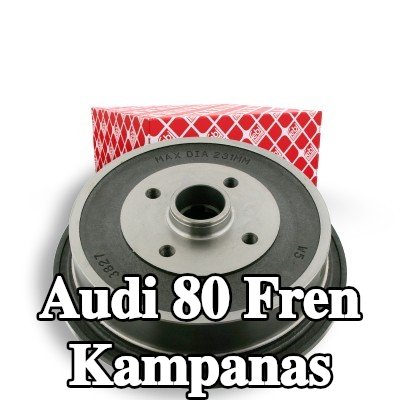 FEBI BILSTEIN Arka aks fren kampanası, tekerlek yatağı olmadan — Audi 80