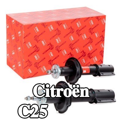 TRW ممتص الصدمات TWIN, المحور الأمامي, ضغط الزيت, دعامة نظام التعليق — Citroën C25