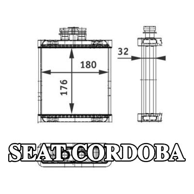 MAHLE شبكة التسخين — SEAT Cordoba