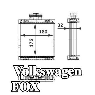 MAHLE شبكة التسخين — 2011 Volkswagen Fox