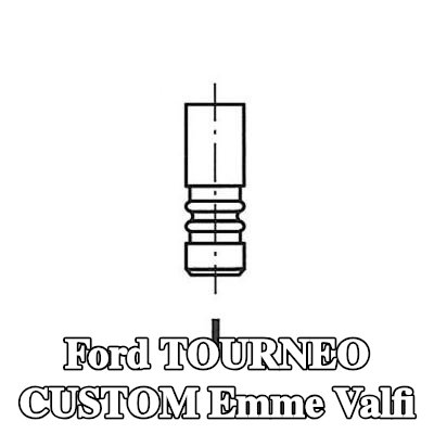 FRECCIA Emme valfi Krom kaplı valf gövdesi — Ford Tourneo Custom