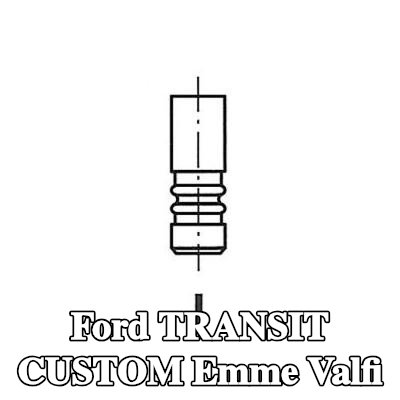 FRECCIA Emme valfi Krom kaplı valf gövdesi — Ford Transit Custom