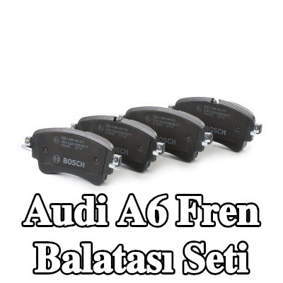 BOSCH Fren balatası seti 17, 3mm, gıcırtı önleyici plaka ile — Audi A6