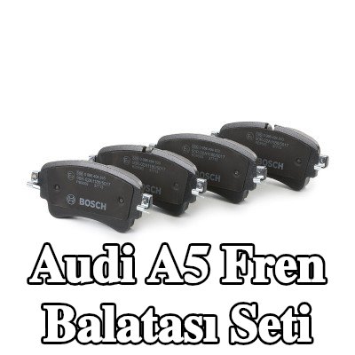 BOSCH Fren balatası seti 17, 3mm, gıcırtı önleyici plaka ile — Audi A5