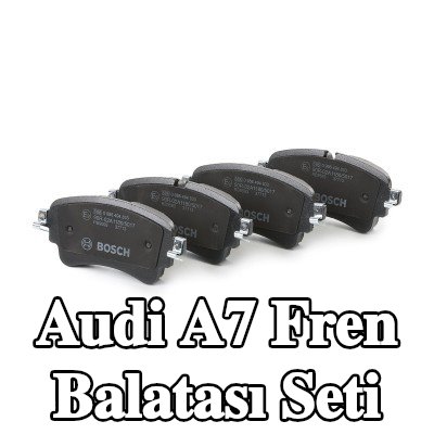 BOSCH Fren balatası seti 17, 3mm, gıcırtı önleyici plaka ile — Audi A7