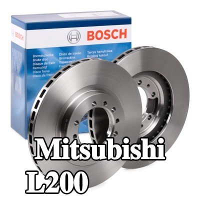 BOSCH القطر الخارجي لقرص المكابح: 276mm, مُهوى, مشحم — 2000 Mitsubishi L200