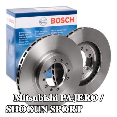 BOSCH القطر الخارجي لقرص المكابح: 276mm, مُهوى, مشحم — 2000 Mitsubishi Pajero / Shogun Sport