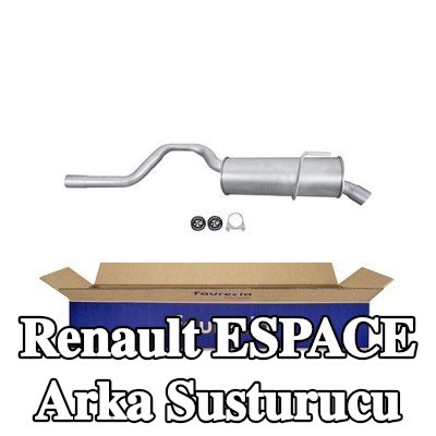 HELLA Arka susturucu Arka, montaj parçaları ile — 2002 Renault Espace