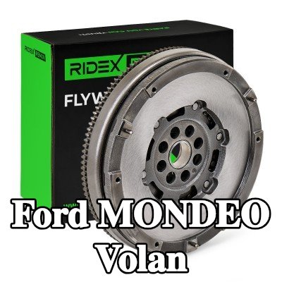 RIDEX REMAN Volan Sürtünme kontrol plakalı çift kütleli volan, vida seti olmadan, pilot yatak olmadan — Ford Mondeo