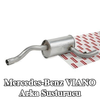 BOSAL Arka susturucu — Mercedes-Benz Viano